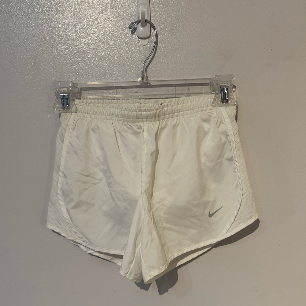 White Nike Athletic Shorts.